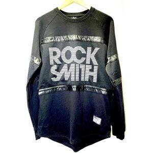 Rock Smith Logo Pullover Long Sleeve Shirt ~ Men Size L